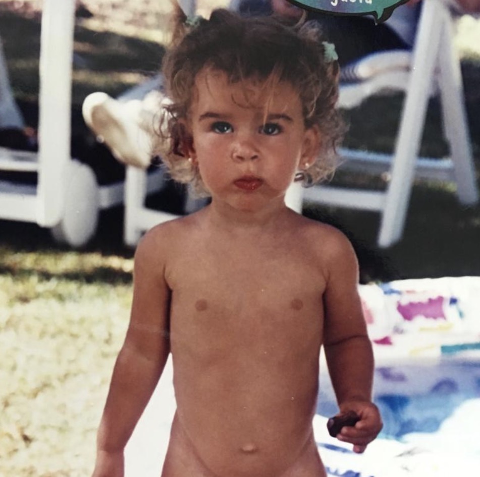 Martina as a toddler