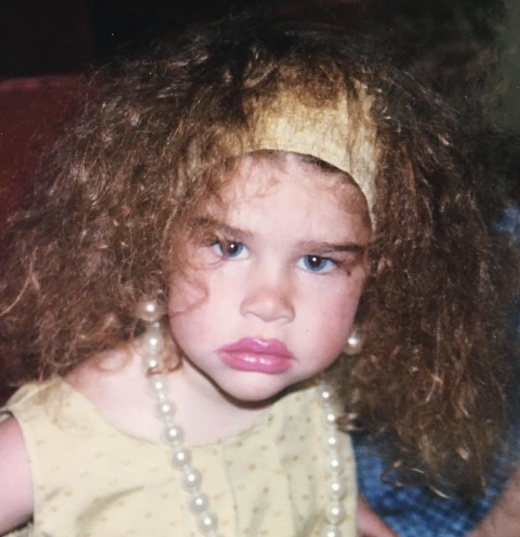 Martina as a little girl